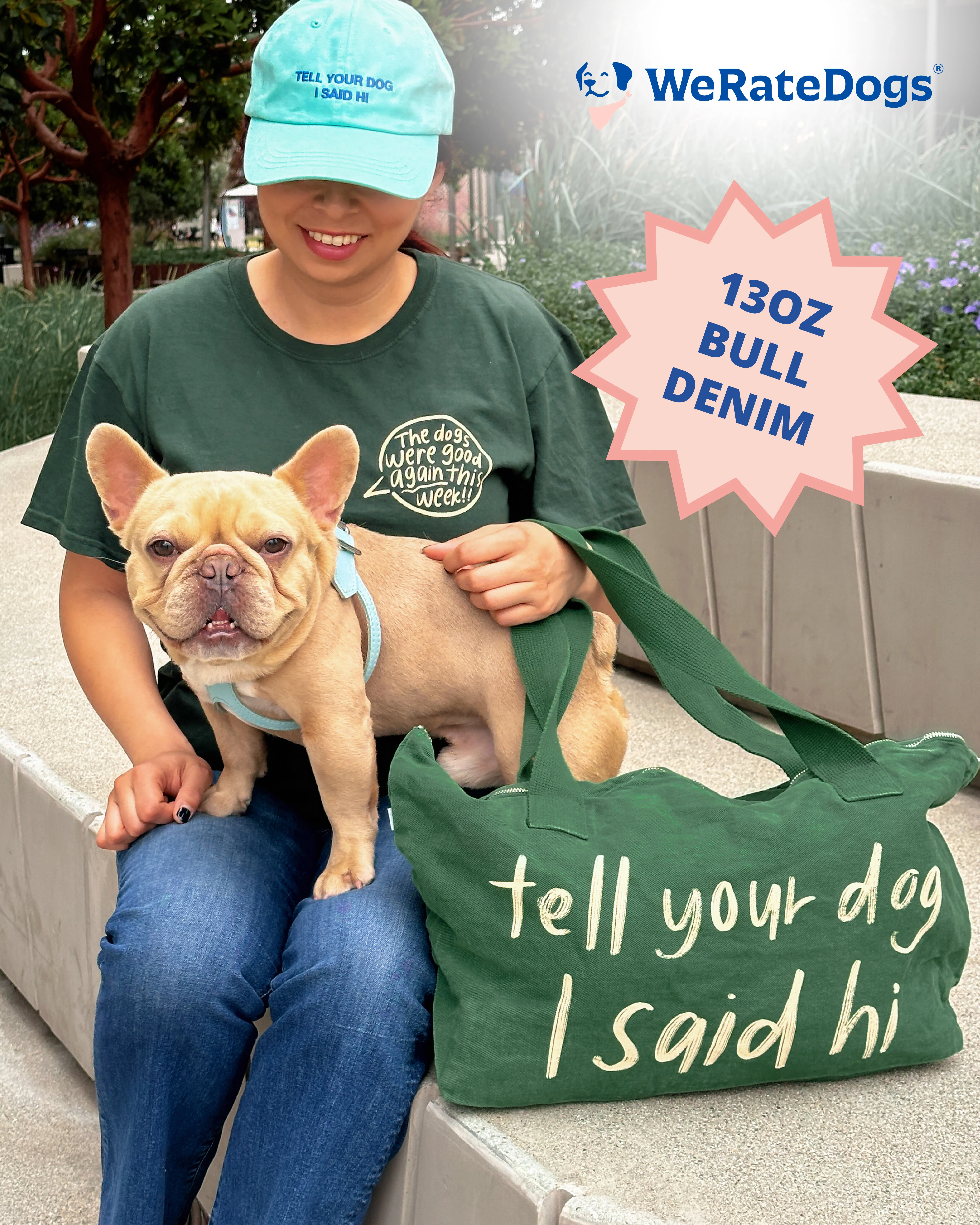 Dark Green Tote Bag - Image 3