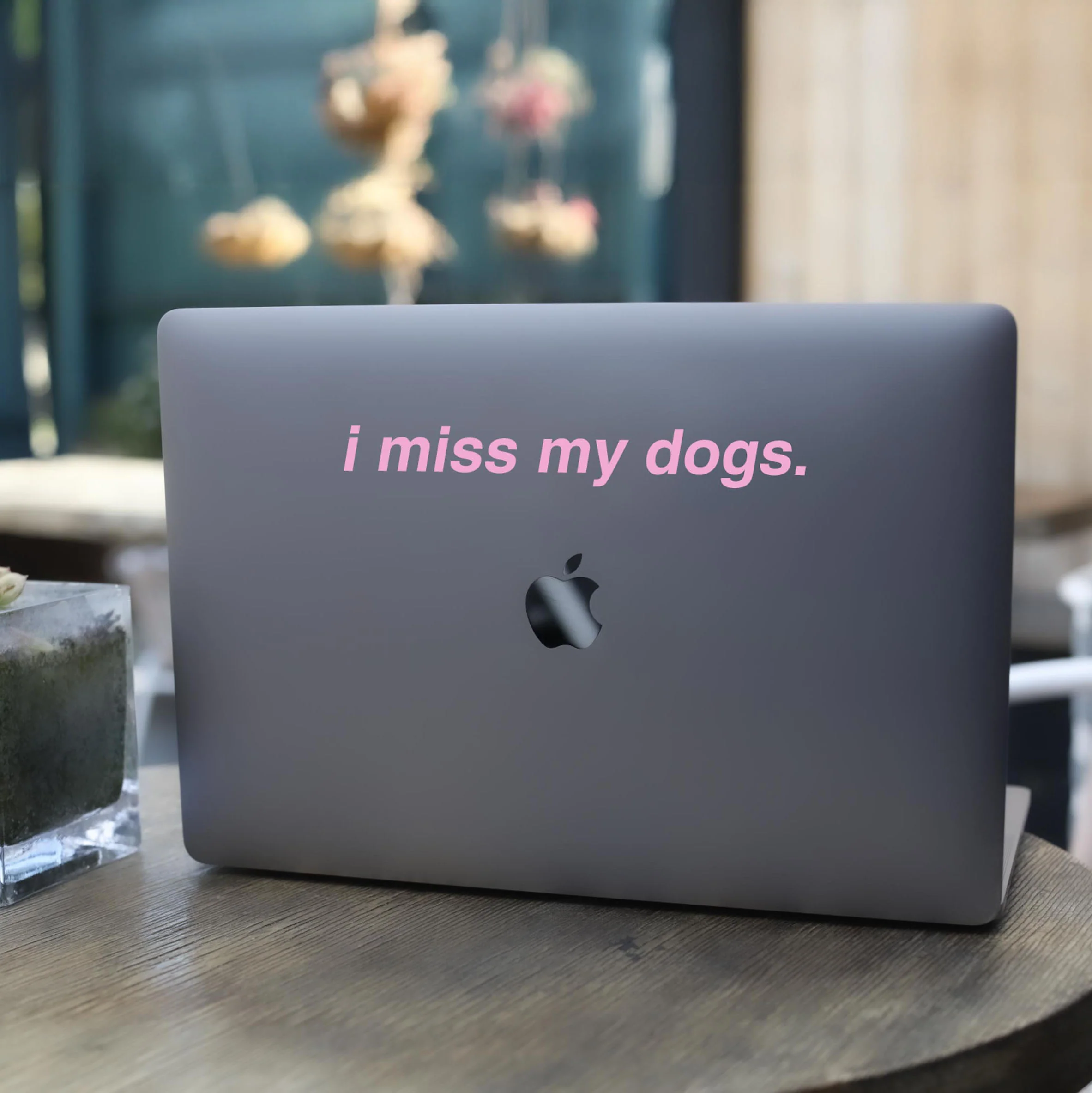 I Miss My Dogs Vinyl Decal - Image 3